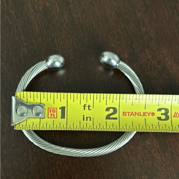 QRay Silver Deluxe Wellness Magnetic Bracelet size S unisex - Picture 6 of 7